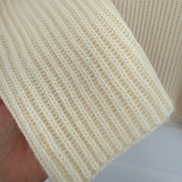 SHEIN Cream Ribbed Sweater - Picture 3 of 6